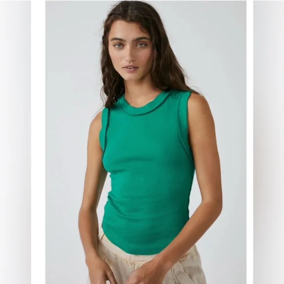 Free People We The Free Kate Ribbed Tank - Picture 2 of 3